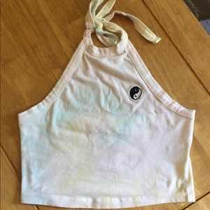 LA Hearts Tie Dye Crop Top